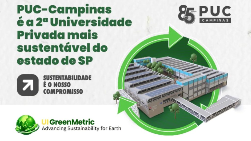 Puc-Campinas sobe 80 posições no greenmetric