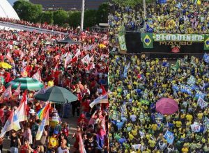 Em Brasília, atos por Lula e Flávio ficam a 2 km de distância